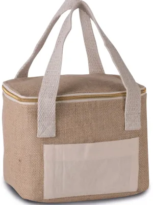 Sac isotherme en jute - petit modèle