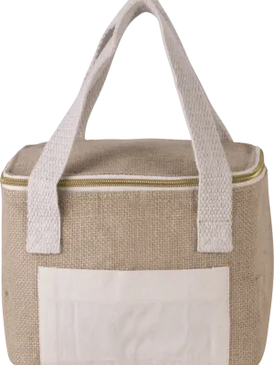 Sac isotherme en jute - petit modèle – Natural