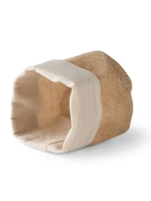 DUCASSE. Sac multi-usage en coton (120g/m²) et toile de jute (260g/m²)