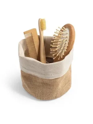DUCASSE. Sac multi-usage en coton (120g/m²) et toile de jute (260g/m²)