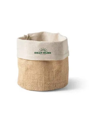 DUCASSE. Sac multi-usage en coton (120g/m²) et toile de jute (260g/m²)
