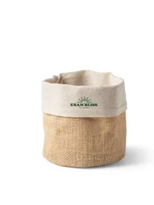 DUCASSE. Sac multi-usage en coton (120g/m²) et toile de jute (260g/m²)