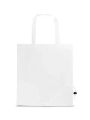 SHOPS. Sac pliable 190T – Blanc