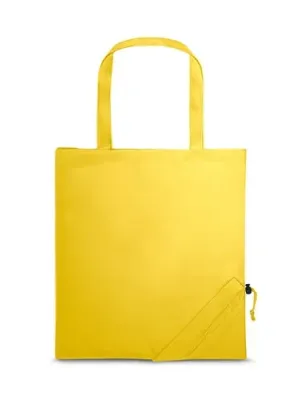 SHOPS. Sac pliable 190T – Jaune