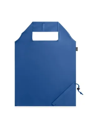 BEIRA. Sac pliable en 190T polyester recyclé (100% rPET) – Bleu royal