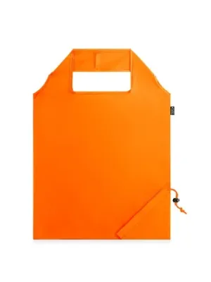BEIRA. Sac pliable en 190T polyester recyclé (100% rPET) – Orange