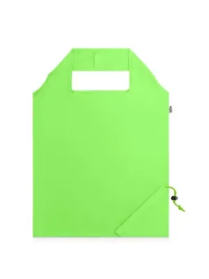 BEIRA. Sac pliable en 190T polyester recyclé (100% rPET) – Vert clair