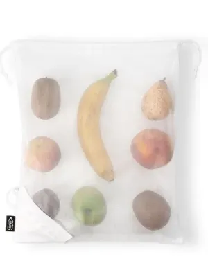 BOLZANO. Sac pliable en maille et polyester recyclé 190T (100% rPET)