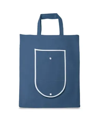 ARLON. Sac pliant en non-tissé (80 g/m²) – Bleu