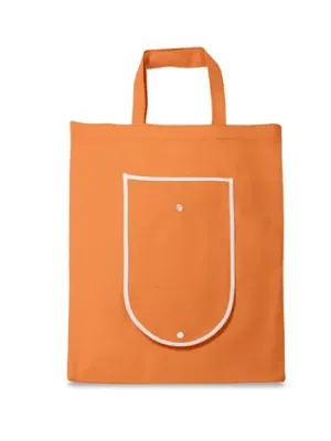 ARLON. Sac pliant en non-tissé (80 g/m²) – Orange
