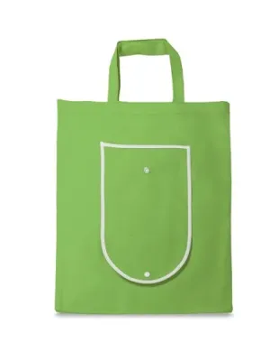 ARLON. Sac pliant en non-tissé (80 g/m²) – Vert clair