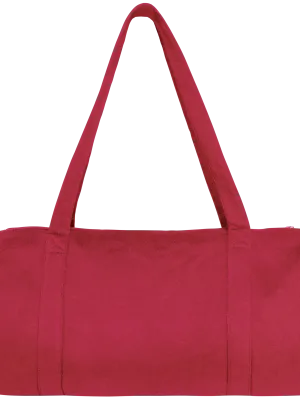 Sac polochon en molleton – Hibiscus Red