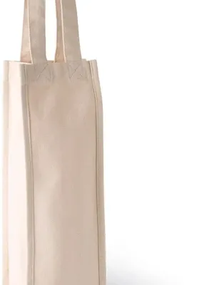 Sac porte-bouteille en coton canvas