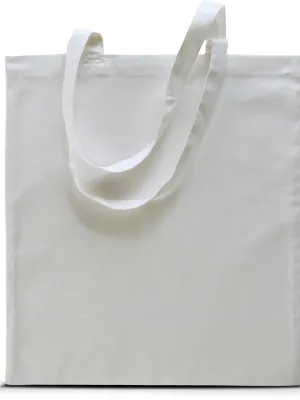 Sac shopping avec longues anses – White