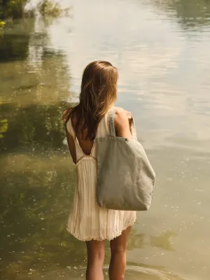 Sac shopping délavé en coton