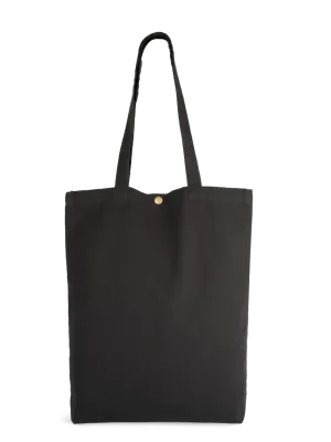 Sac shopping délavé en coton – Washed black