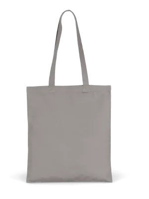 Sac shopping en coton canvas – Metal Grey