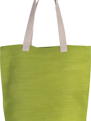 Sac shopping en juco – Lime Green
