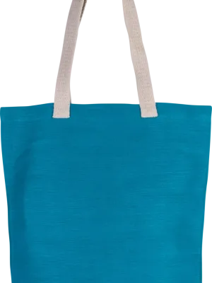 Sac shopping en juco – Turquoise