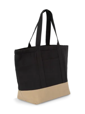 Sac shopping isotherme recyclé – Black Night / Hemp