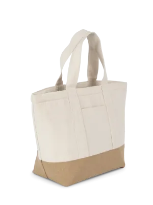 Sac shopping isotherme recyclé – Ecume / Hemp