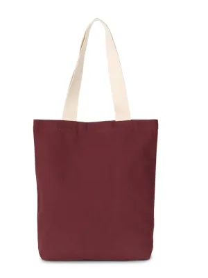 Bolsa de la compra reciclada de base plana