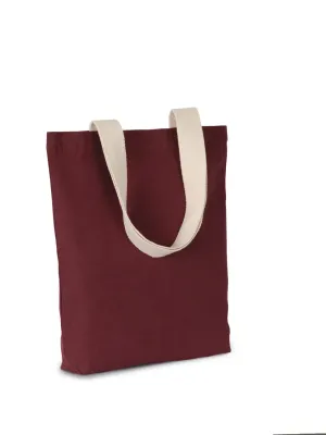 Bolsa de la compra reciclada de base plana