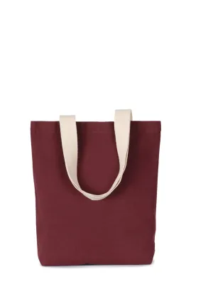 Bolsa de la compra reciclada de base plana