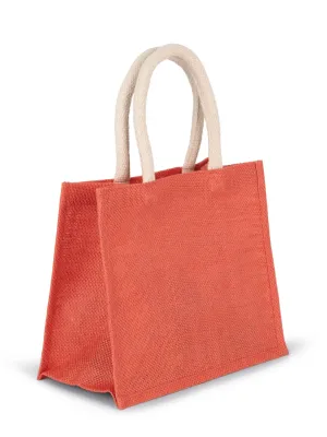 Jute canvas tote - medium
