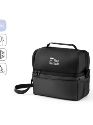ZIPPERS COOLER. Sac thermique 8'5L en 300D et 840D Jacquard