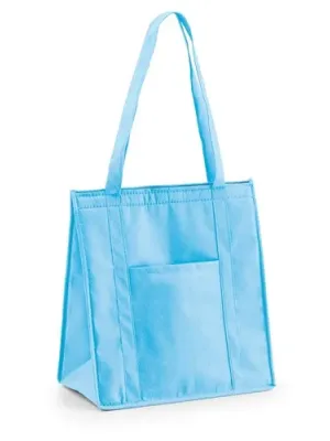 ROTTERDAM. Non-woven Cooler bag (80 g/m²) – Bleu clair