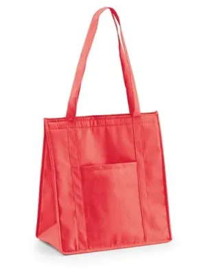 ROTTERDAM. Non-woven Cooler bag (80 g/m²) – Rouge