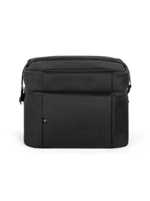 CANCUN LARGE. Thermal bag in 600D, recycled polyester, with adjustable webbing strap 14 L