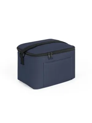 CANCUN. Thermal bag in 600D recycled polyester with adjustable webbing strap 7 L – Bleu