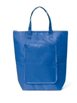 MAYFAIR. Sac thermique pliable en polyester 210D 15 L – Bleu royal