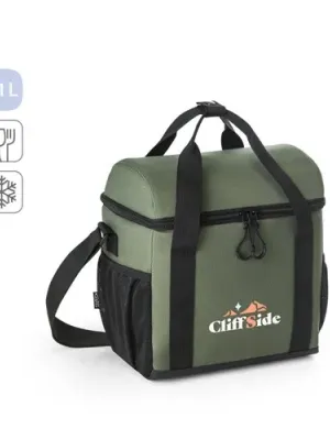 ROMA M. Padded cooler bag in recycled polyester 600D ripstop 11 L