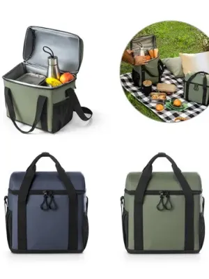 ROMA M. Padded cooler bag in recycled polyester 600D ripstop 11 L
