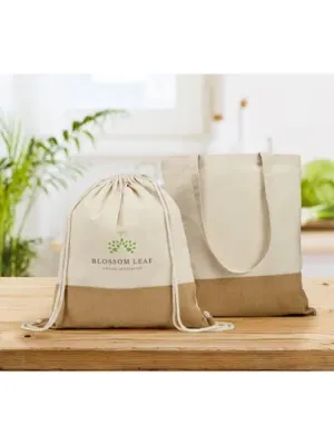 SABLON. 100% cotton drawstring bag (160 g/m²)