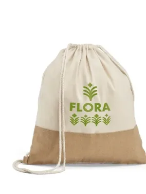 SABLON. 100% cotton drawstring bag (160 g/m²)