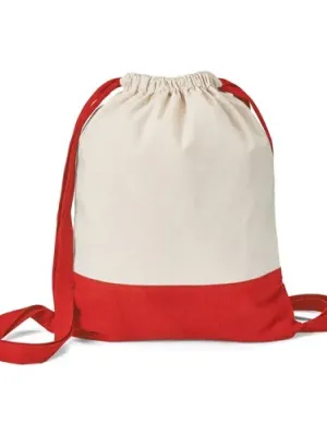 ROMFORD. Mochila 100% algodón (180 g/m²) – Rouge