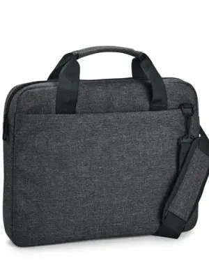 GRAPHS LAPTOP. Sacoche pour ordinateur portable 14'' en polyester 600D – Gris foncé