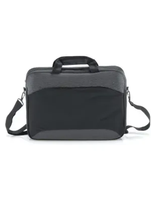 SANTANA. 15'6" Laptop briefcase in 2 Tone 600D and 300D polyester