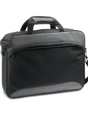 SANTANA. 15'6" Laptop briefcase in 2 Tone 600D and 300D polyester