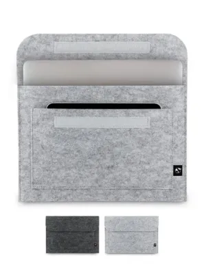 FELPY SLEEVE. Recycled felt (100% rPET) laptop bag
