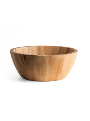 SAGE. Ensaladera redonda de madera de acacia – Naturel foncé