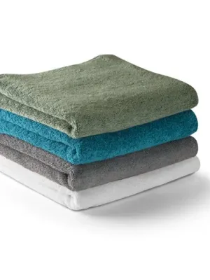 BARDEM L. Serviette de bain (500 g/m²) en coton (82%) et coton recyclé (18%)