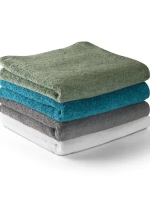 BARDEM L. Serviette de bain (500 g/m²) en coton (82%) et coton recyclé (18%)