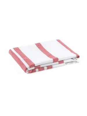 SARDENHA. Toalla de playa de algodón (70% reciclado) y poliéster (30% reciclado) (180 g/m²)
