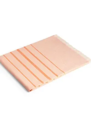 CAPLAN. Serviette multifonctionnelle (260 g/m²) composée de coton léger et résistant (90%) et de coton recyclé (10%) – Orange
