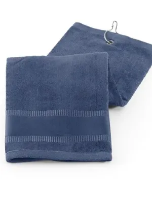GOLFI. Toalla de algodón multifuncional (430 g/m²) – Bleu